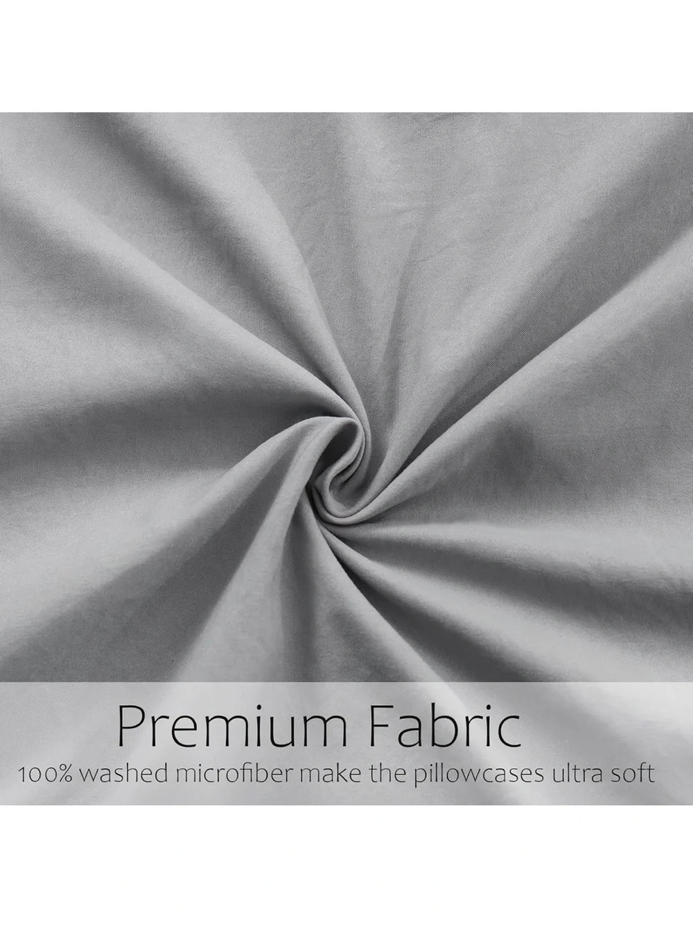 Grey Ruffle Pillow Shams,Queen Size Pillowcase Set Of 2,20x30 2367/bb8-1